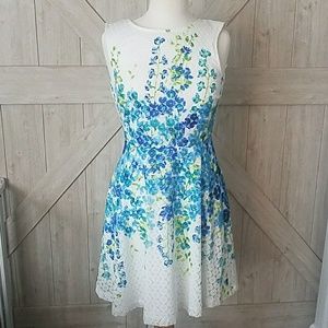 Floral cocktail party dress